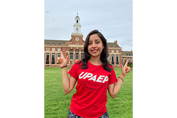 UPAEP student Paola at OSU