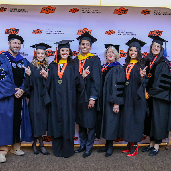 School of Global Studies master students graduating.